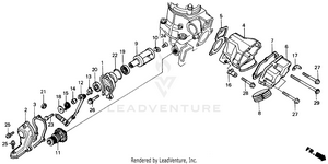 Exhaust Manifold 87-89 Schematic