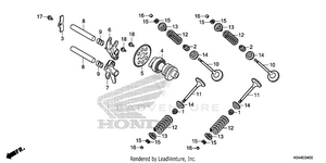 Camshaft@valve Schematic