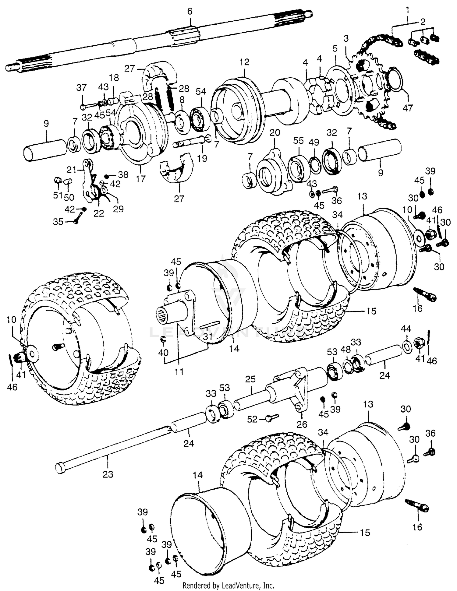 FRONT WHEEL@REAR WHEEL