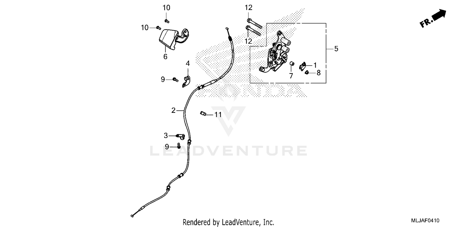 PARKING BRAKE LEVER