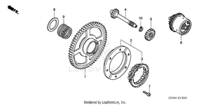 Starter Gear Schematic