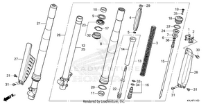Front Fork Schematic