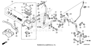 Front Brake Master       Cylinder Schematic