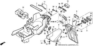 Rear Fender (2) Schematic