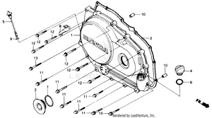 Right Crankcase Cover Schematic