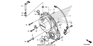 Right Crankcase Cover Schematic