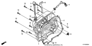 Right Crankcase Cover Schematic