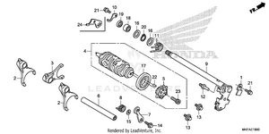 Gearshift Drum Schematic