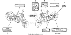 Caution Label Schematic