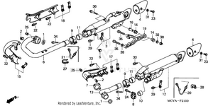Exhaust Muffler (1) Schematic