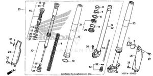 Front Fork Schematic
