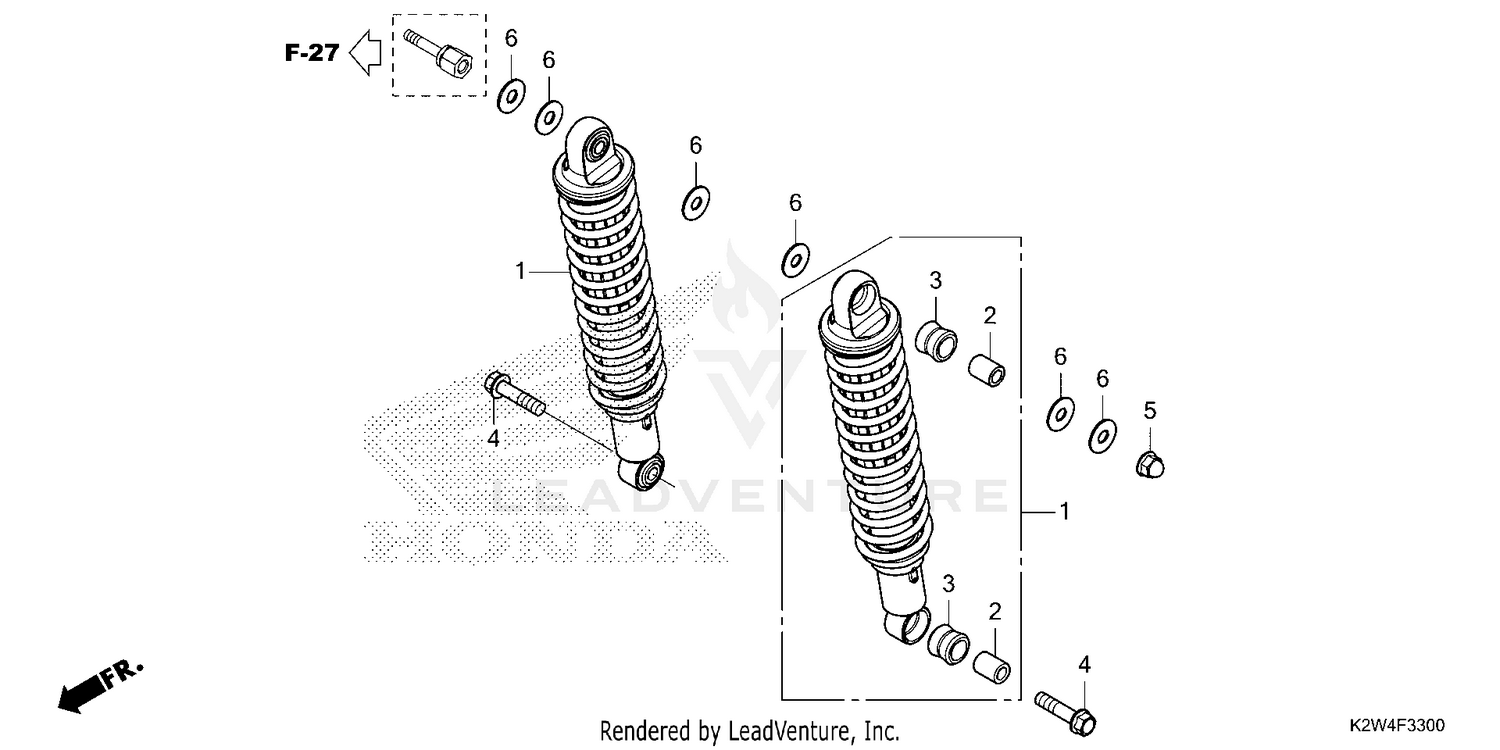 REAR SHOCK ABSORBER