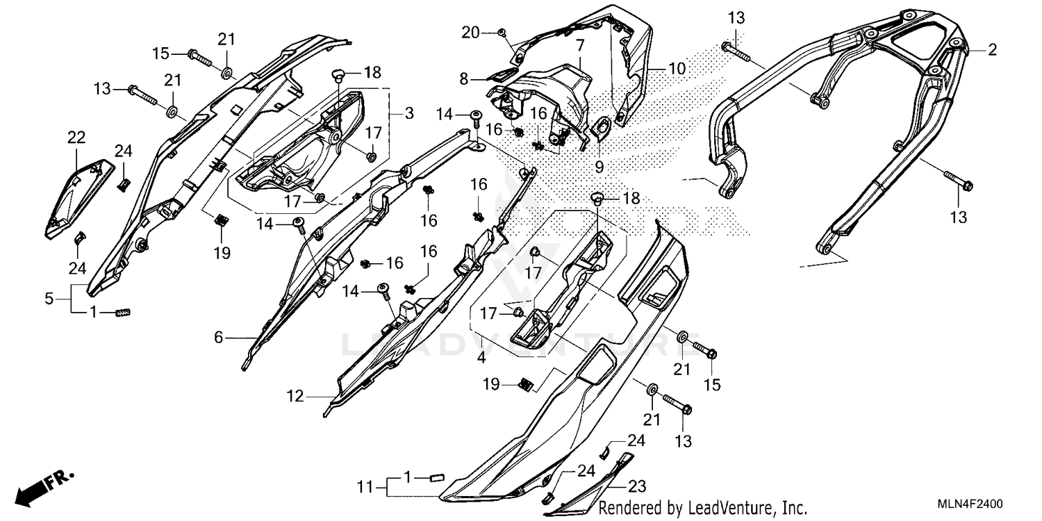 SIDE COVER@REAR CARRIER  (CRF1100A/D)