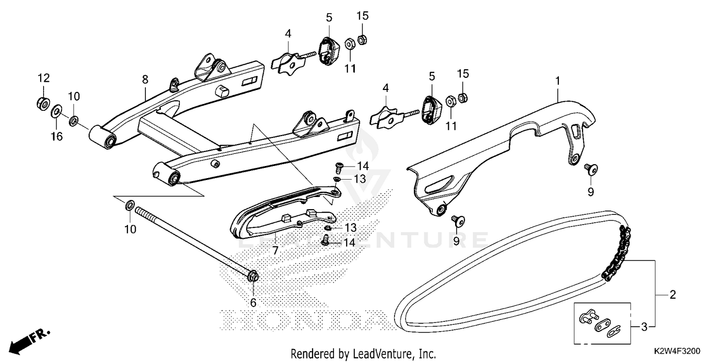 SWINGARM@CHAIN CASE