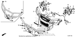 Front Grille@front Bumper Schematic