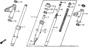 Front Fork Schematic