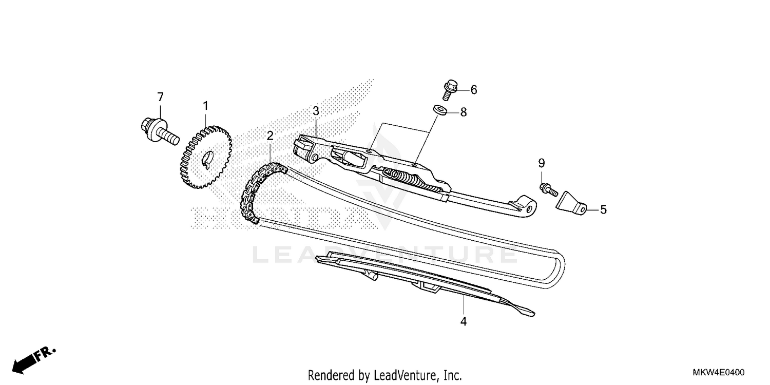 CAM CHAIN@TENSIONER