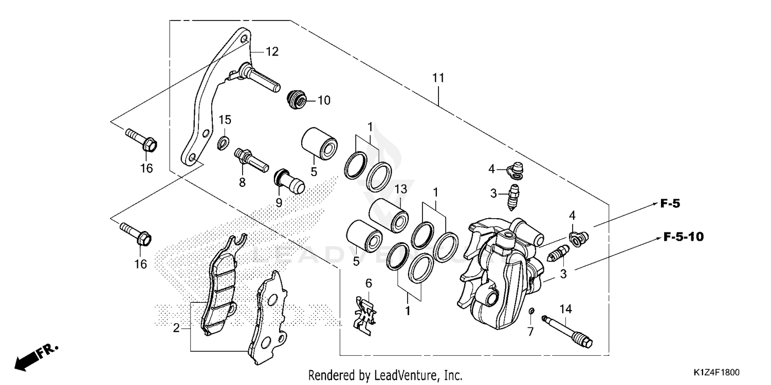 FRONT BRAKE CALIPER (1)