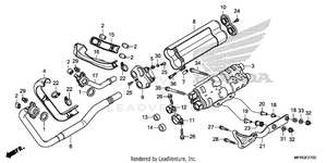 Exhaust Muffler Schematic