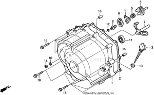 Front Crankcase Cover Schematic