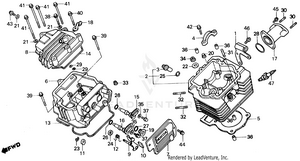 Cylinder Head Cover Schematic
