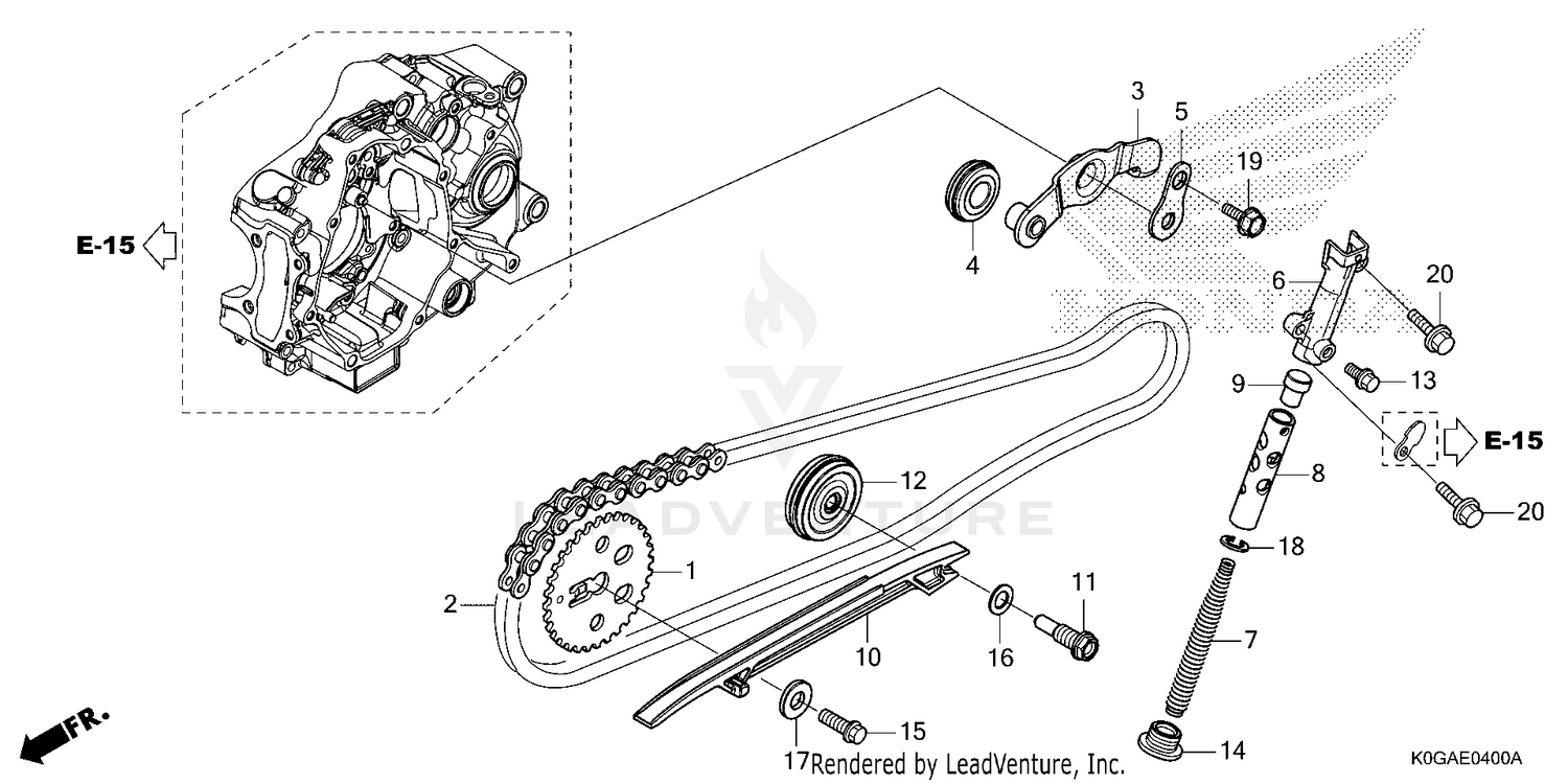 CAM CHAIN@TENSIONER