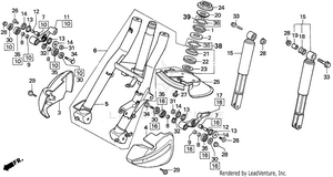 Front Fork Schematic