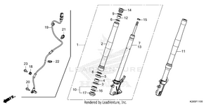Front Fork Schematic