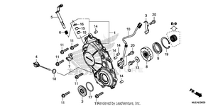 Right Crankcase Cover Schematic