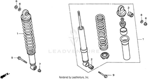 Rear Shock Absorber Schematic