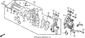 Front Brake Caliper Schematic