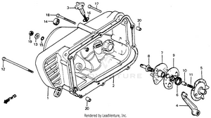 Right Crankcase Cover Schematic