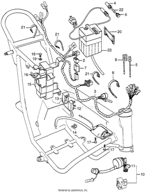 Wire Harness + Battery Schematic
