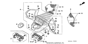 Meter Panel (gl1800 '06-) Schematic