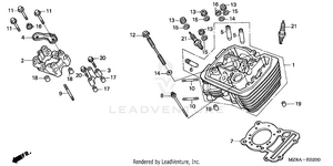 Cylinder Head (fr.) Schematic