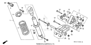 Rear Shock Absorber Schematic