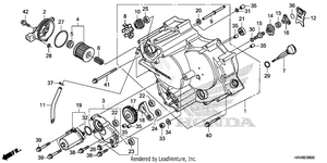 Front Crankcase Cover Schematic