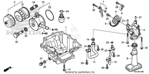 Oil Pan@oil Pump Schematic