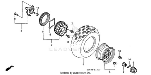 Front Wheel Schematic