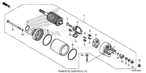 Starting Motor Schematic