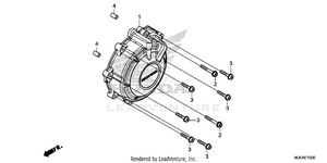 Alternator Cover Schematic