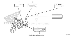 Caution Label Schematic