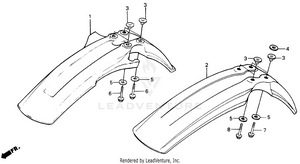 Front Fender Schematic