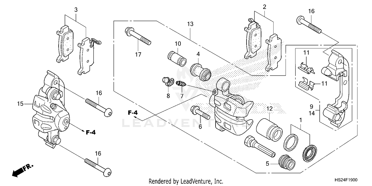 FRONT BRAKE CALIPER