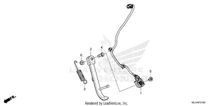 Side Stand Schematic