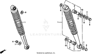 Rear Shock Absorber Schematic