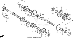 Vt1100c Transmission 95-96 Schematic