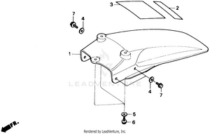 Rear Fender Schematic