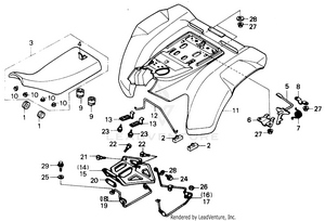 Rear Fender 89 Schematic
