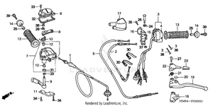 Handle Switch + Cables Schematic